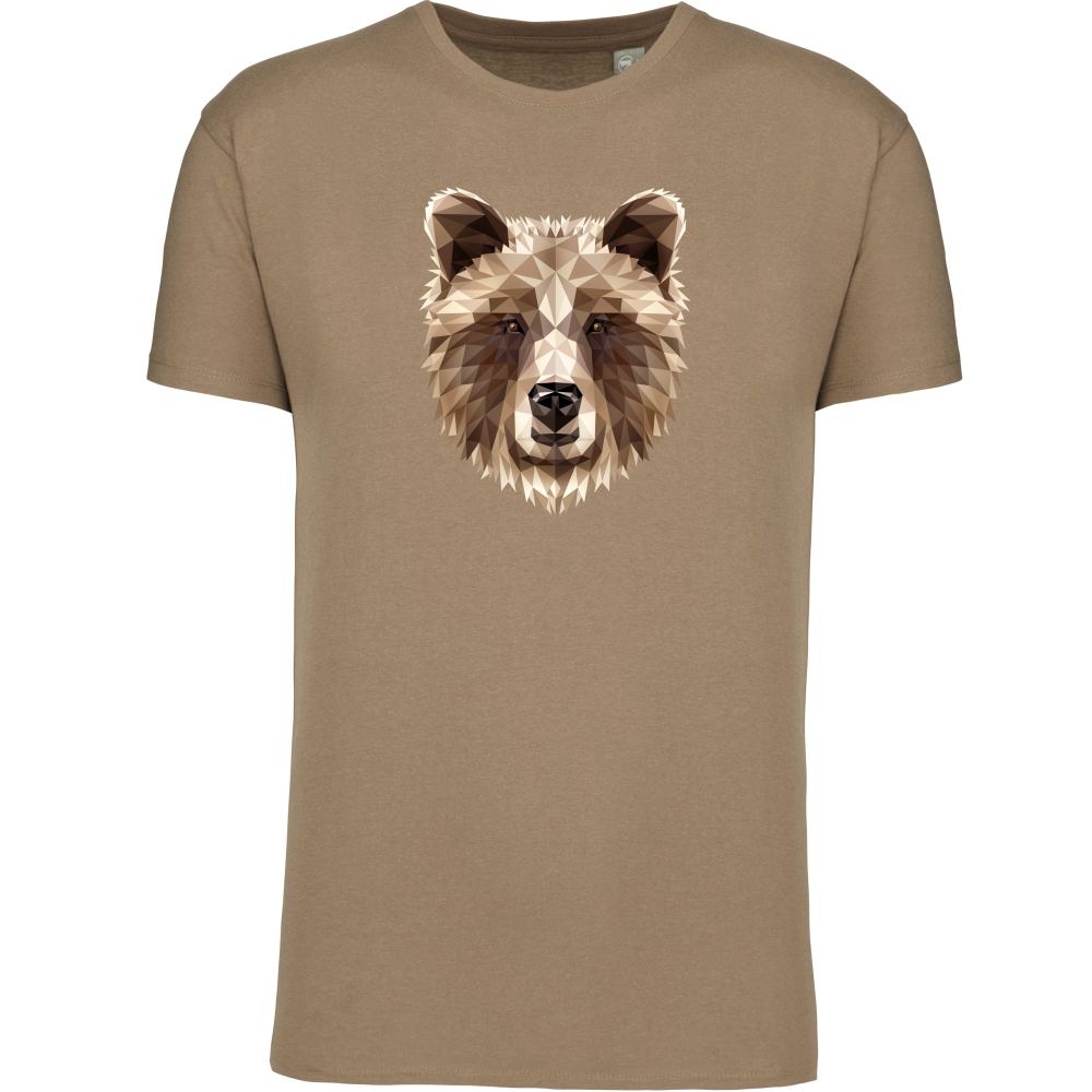 Camiseta Oso pardo. Algodón orgánico. - Imagen 2